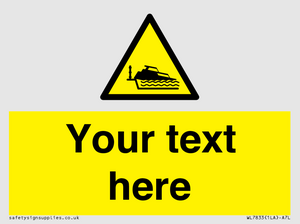 Custom warning grounding cruiser on lock cill